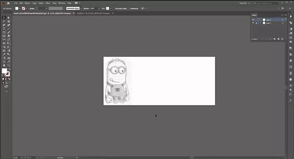 import a drawing image