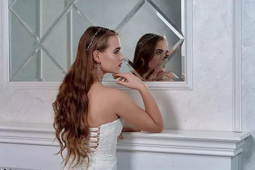with mirror