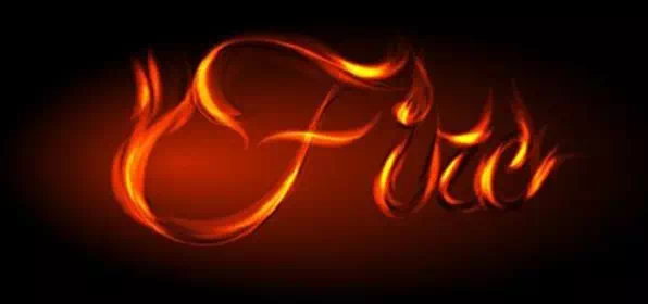 Awesome Vector Fire Text Effect in Illustrator