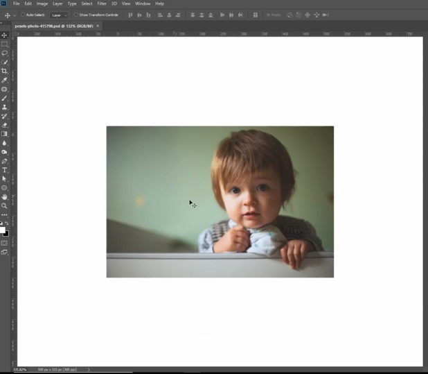 open your image in Photoshop