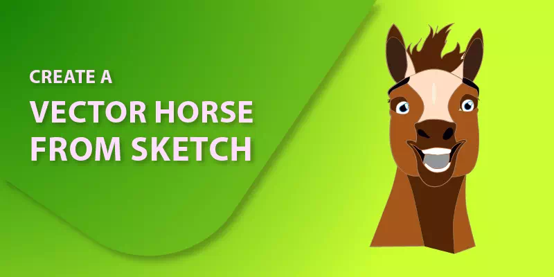 How to Create a Vector Horse from Sketch