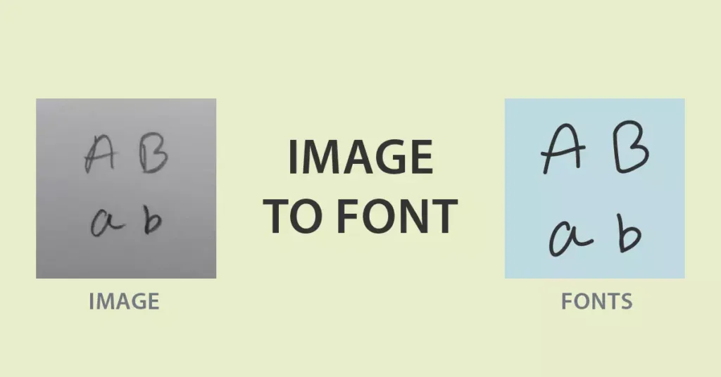 How to convert an image to font-01
