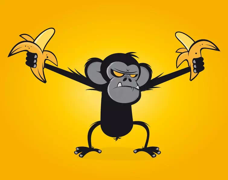 Angry Chimp Monkey