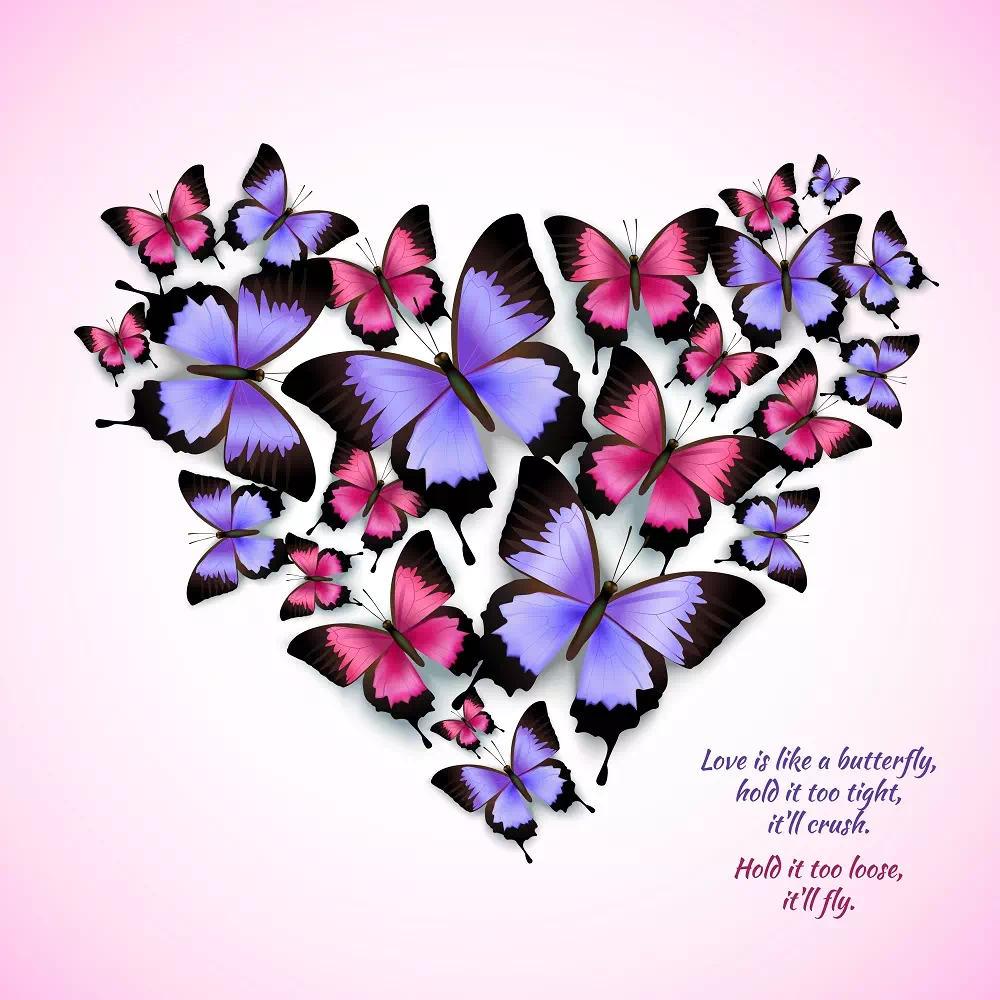 Blow Love Butterfly Valentine