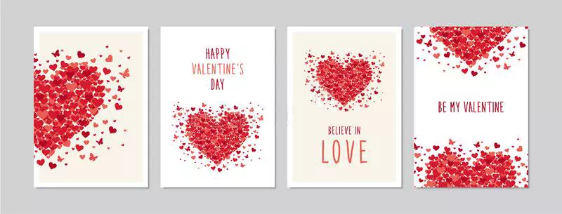 Love Burst valentines card design