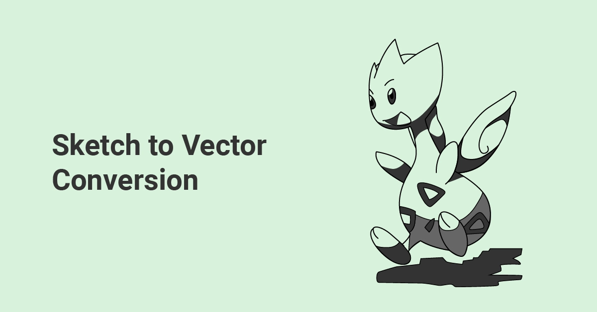 Sketch to Vector Conversion Banner 1200 x 628