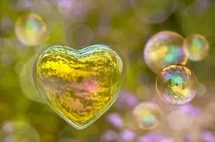 Soap Bubble Heart
