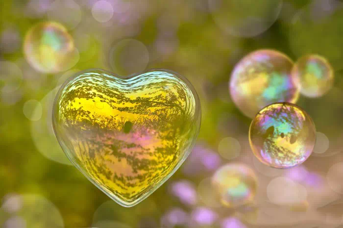 Soap Bubble Heart