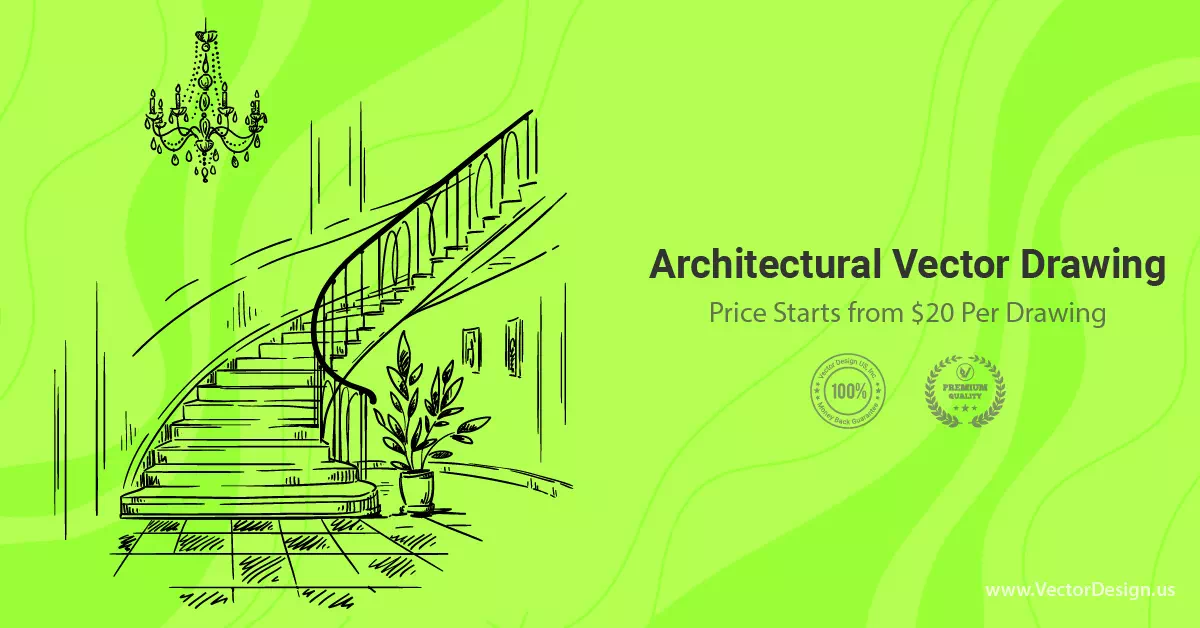 Architectural Vector Drawing