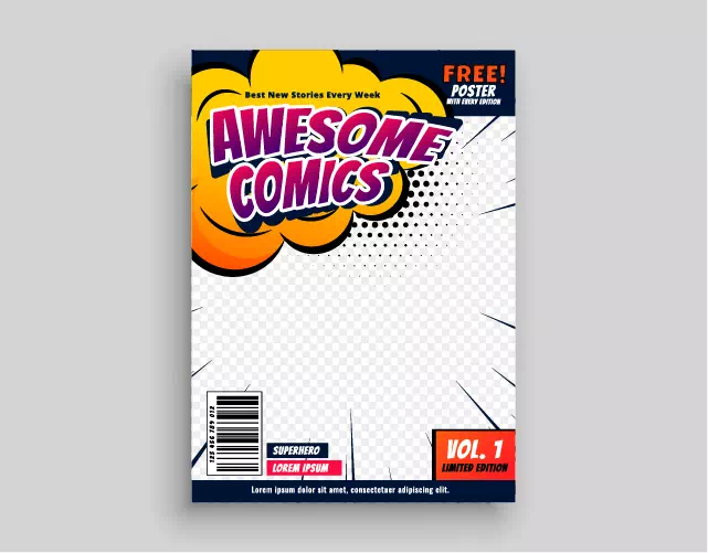 Comics Book Illustration - Vector Design US, Inc.