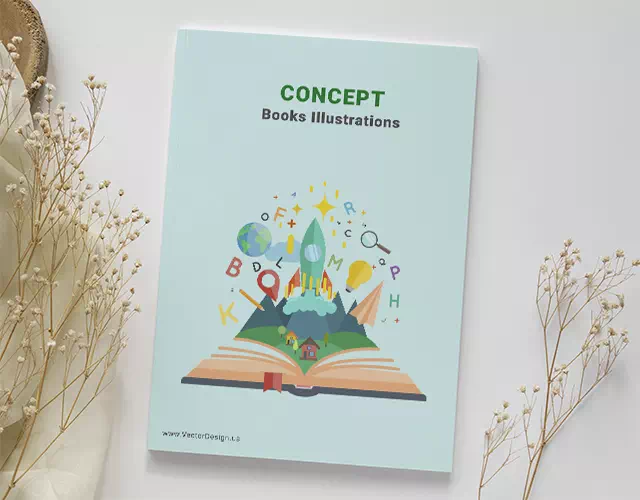 Concept Books illustrations - Vector Design US, Inc.
