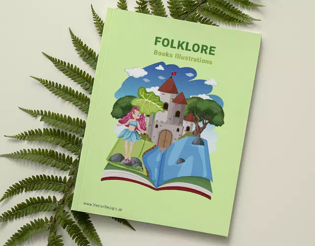 Folklore Books illustration - Vector Design US, Inc.