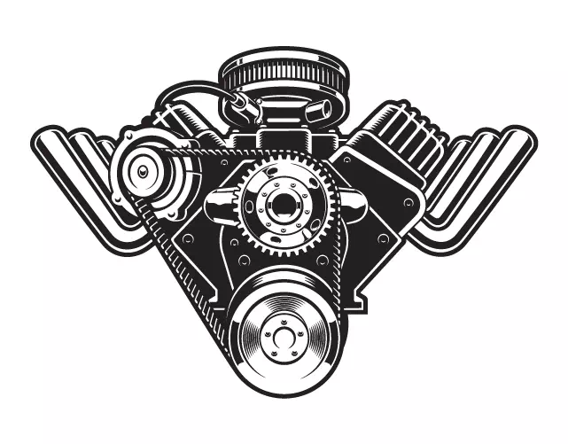 Motors Vector Drawing - Vector Design US, Inc.