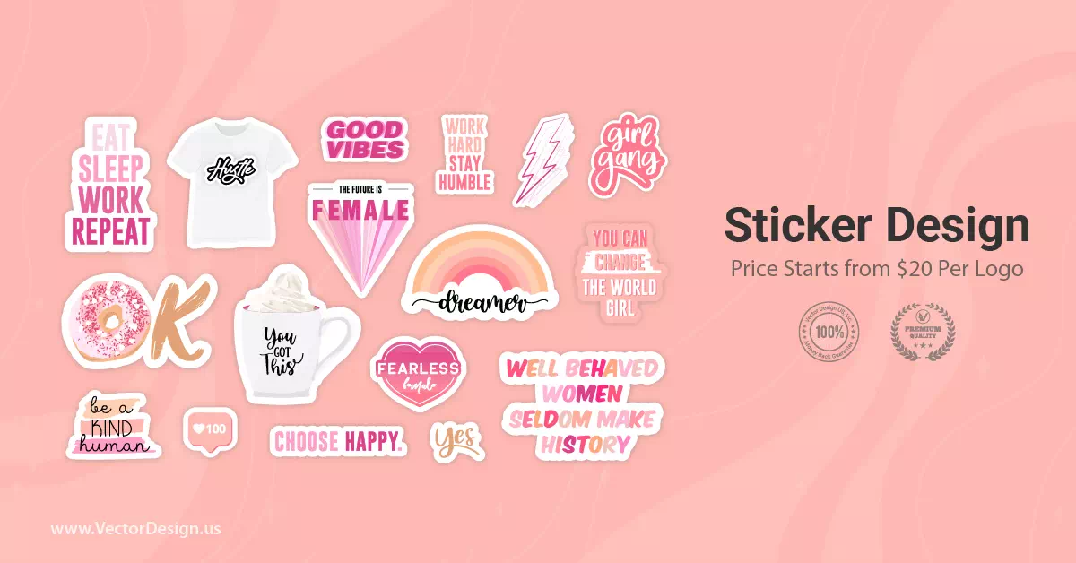 Sticker Design - Vector Design US, Inc.