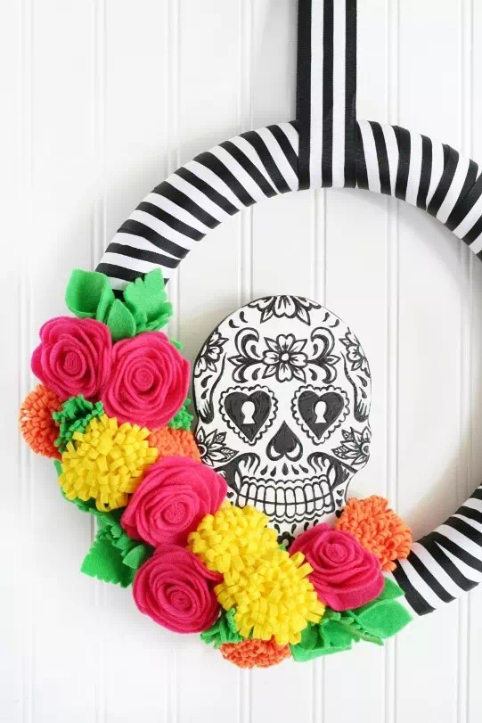 Sugar Skull Wreath - Vector Design US, Inc.