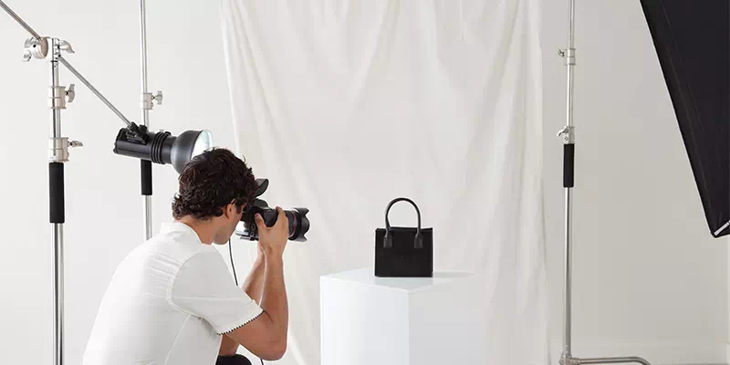 How to photograph white background products