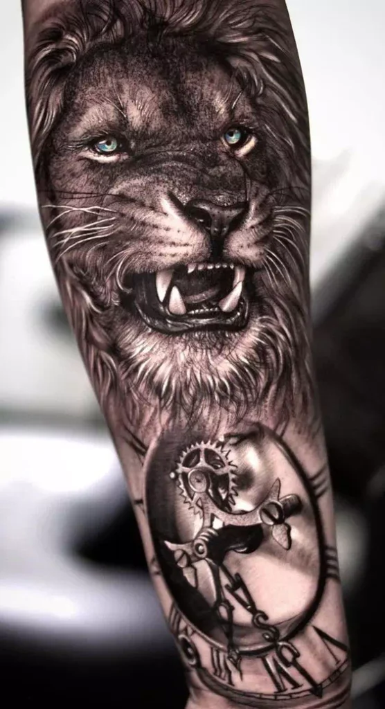 Lion Tattoo - Vector Design US, Inc.
