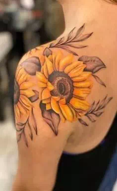 Sunflower Tattoo - Vector Design US, Inc.