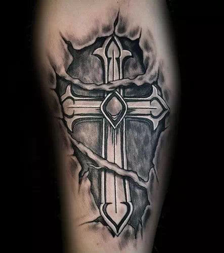 The Christian Cross Tattoo - Vector Design US, Inc.