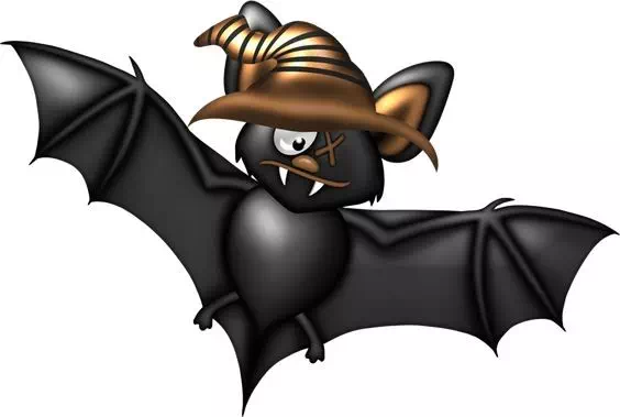 One eye Bat in witch hat - Vector Design US, Inc.