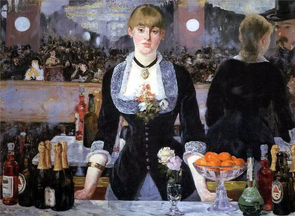 A Bar at the Folies Bergere by Edouard Manet
