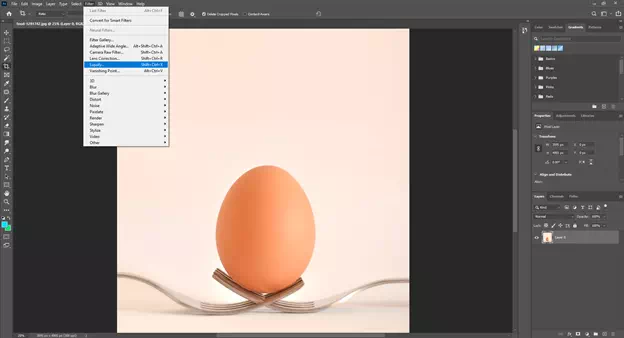 Firstly, Open an Image in Photoshop