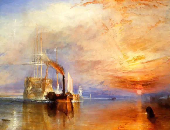 The Fighting Temeraire by JMW Turner