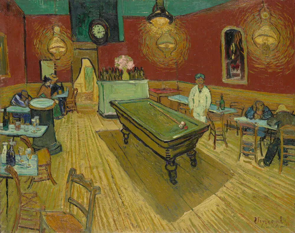 The Night Café by Vincent Van Gogh
