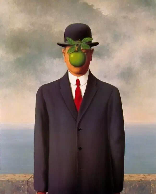 The Son of Man by Rene Magrittees