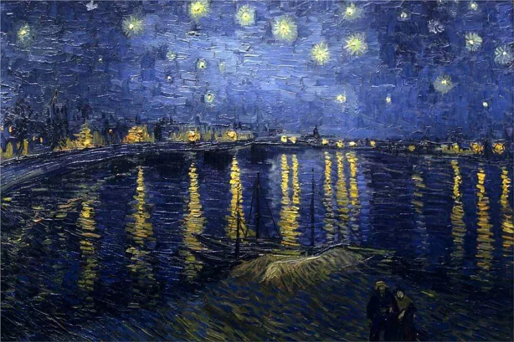 The Starry Night Over The Rhone by Vincent Van Gogh