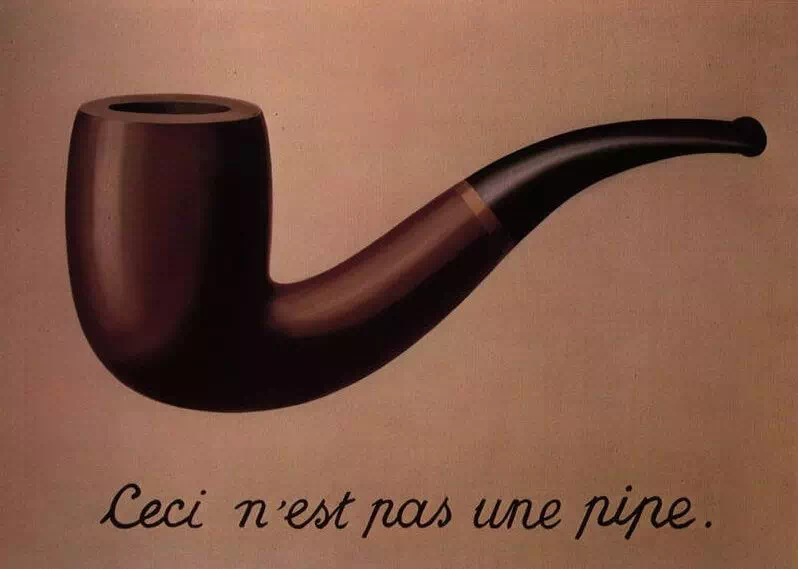 The Treachery of Images by Rene Magritte