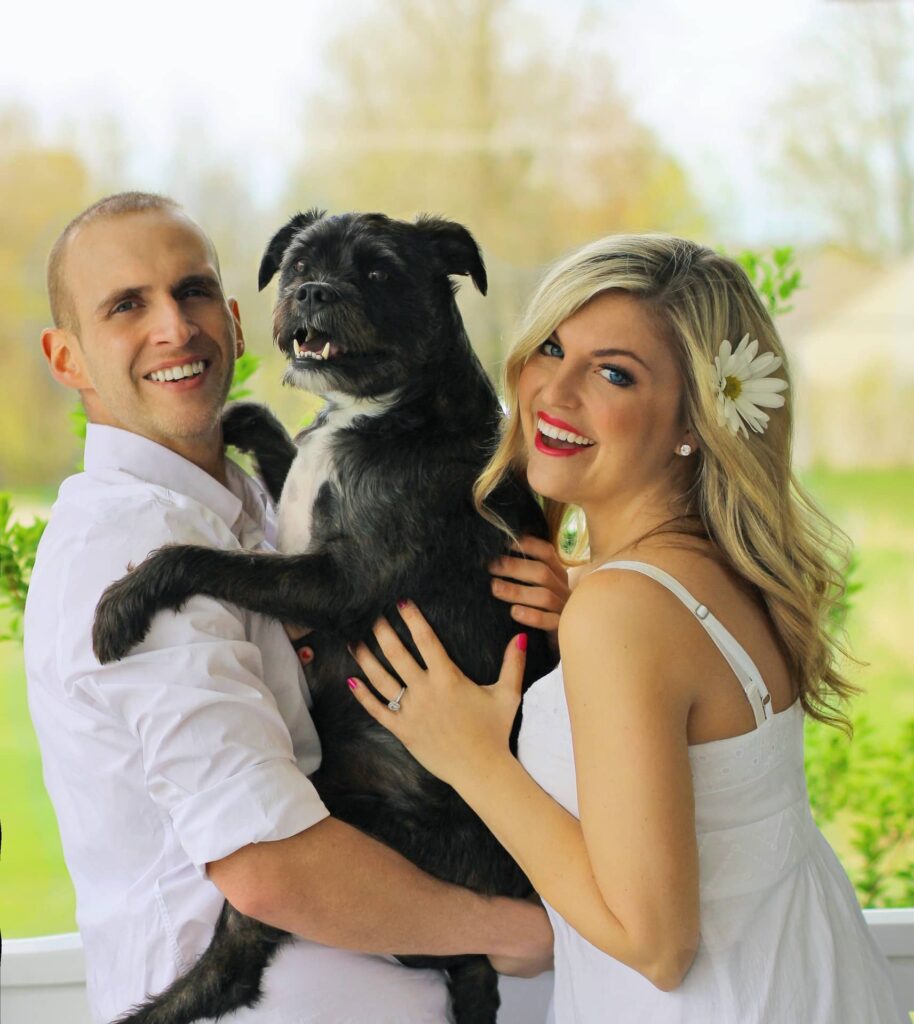 family portraiture with pet