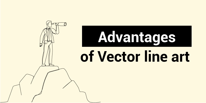 Advantages of Vector line art