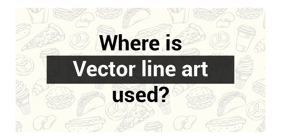 Where is Vector line art used
