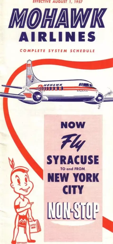 Mohawk Airlines poster ad