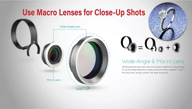 Use Macro Lenses for Close Up Shots