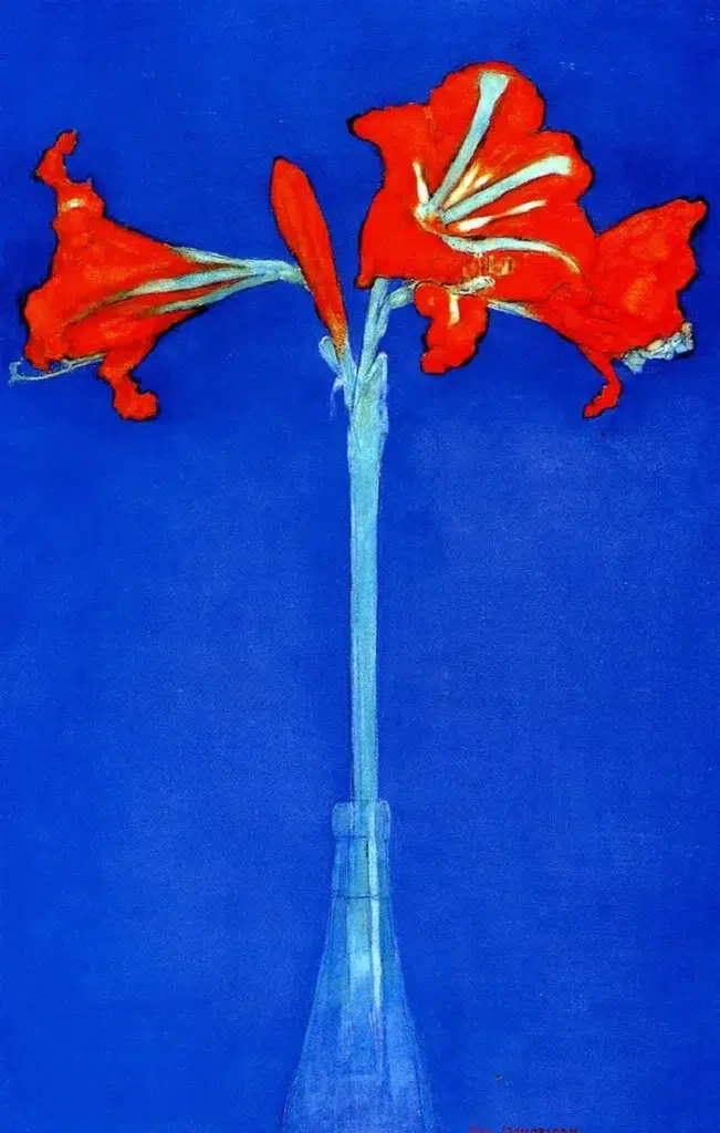 Amaryllis by Piet Mondrian