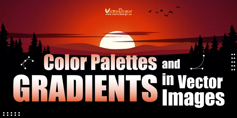 Color Palettes and Gradients in Vector Images