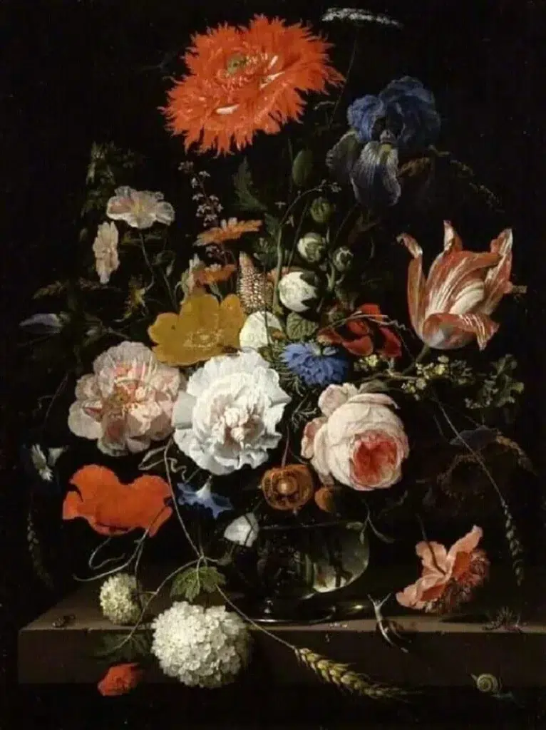 Flower Piece by Abraham Mignon