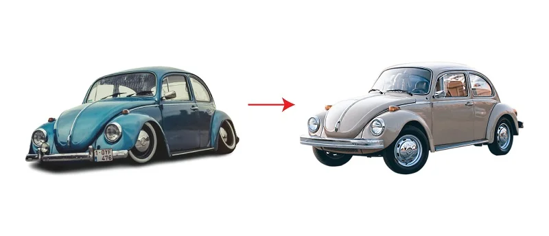 Refining the Vectorized Vintage Car Image