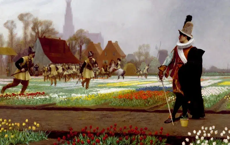 The Tulip Folly by Jean Leon Gerome