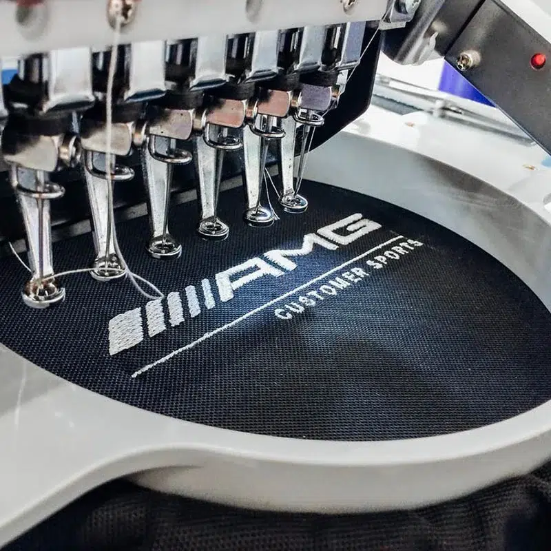 Embroider a Sample to Test Your Digitized Logo