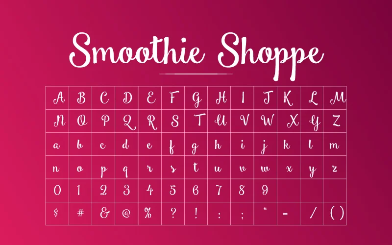  Smoothie Shoppe