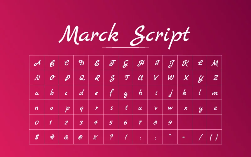 Marck Script