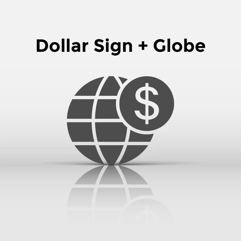 Dollar Sign Globe